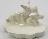 *B4) Vintage Scottish Terrier Dog Bathroom Porcelain Trinket Ring Holder... - $49.49