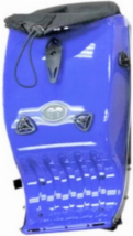 Motorcycle Adjustable Hardshell Bike Backpack Blue With Nylon Strap &amp; Po... - £53.64 GBP