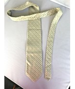 Calvin Klein 100% Silk Neck Tie Dress Yellow Necktie EUC - £1.46 GBP