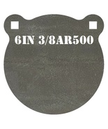 6&quot; 3/8&quot; Thick AR500 Steel Shooting Target Rifle Target - 1pc. Gong Steel... - $53.26 CAD