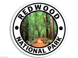 Redwood Sequoia National Park Toolbox Car Helmet Sticker Decal 4&quot; Made In Usa - £13.42 GBP