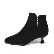N s winter boots shoes 2022 spring female stilettos high heels pointed toe boots ladies thumb200