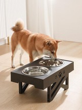 Portable Pet Feeder: Stainless Steel Folding Bowl For Dogs And Cats - £55.78 GBP