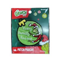 The Grinch Every Family Has One Ornament Simplicity Iron-On Patch - £4.71 GBP