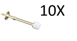 10X Stanley 57-1010 Rigid Door Stops 3 Inch Bright Brass - £6.09 GBP