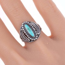s6.25 Vintage Fred Harvey Era sterling and turquoise ring - £98.92 GBP