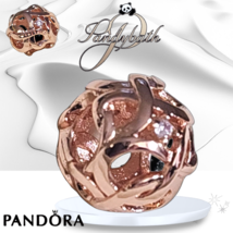 Pandora Rose Gold Openwork Woven Infinity Charm 788824C01 FREE DELIVERY - $903.07 MXN