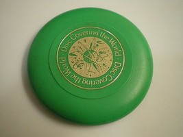 Innova Disc Covering The World Green Cosmic Logo Mini 3-3/4&quot; Vtg Golf Promo Disc - £10.15 GBP