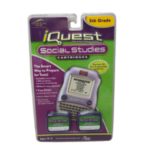 NIP Quantum Leap Frog iQuest Social Studies 5th Grade Cartridges A B - $19.79