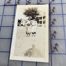 Vintage Photograph 1930s Men In Baseball Uniforms Location Unknown - $8.95