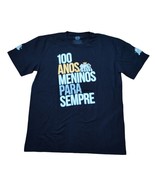 100 Amos Meninos Para Sempre Black GG Soccer Football Shirt NWT Sports S... - €19,13 EUR
