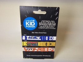 Star Wars Droid Pack, 3 Wristbands R2-D2, C-3PO, BB-8 New 2018 - £7.99 GBP