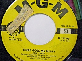 Joni James-There Goes My Heart / Funny-45rpm-1958-VG - £3.16 GBP