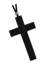 Max Cross Necklace for Boys - Wood Cross Necklace for Men - $40.52