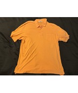 Peter Millar Polo Shirt XL Orange 100% Pima Cotton Pocket Peru Golf Casual - $36.90 CAD
