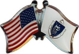 US State &amp; Territories Friendship US Flag Double Lapel Pin (12, Nevada) - £1.57 GBP+