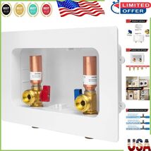 Versatile Push-Fit Washing Machine Outlet Box with Lead-Free Brass Conne... - $99.30 CAD