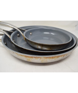 Lot of 4 Zwilling J. A. Henckels Non Stick Pans Stainless Steel 18/10 3 Ply - $99.00