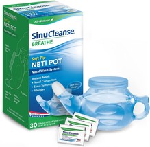 SinuCleanse Soft Tip Neti-Pot Nasal Wash System, Relieves Nasal Congestion Due t - £20.77 GBP