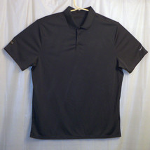 Nike Golf Polo Shirt Men&#39;s Extra Large XL Gray AAM Dri-Fit Polyester - £3.98 GBP