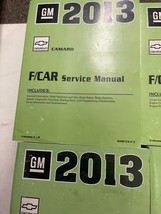 2013 GM Chevy Camaro Workshop Service Shop Repair Manual Set - £352.18 GBP