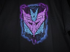 TeeFury Transformers XLARGE &quot;Decept-Iconic&quot; Tribute Parody Shirt BLACK - £11.99 GBP