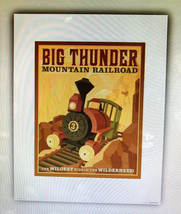 Disney Parks Big Thunder Mountain Attraction Poster Art Print 16 x 20 Mo... - $47.90