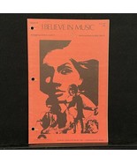 I Believe In Music Mac Davis Sheet Music Screen Gems 10 Pages Vintage 1972 - $18.44 CAD