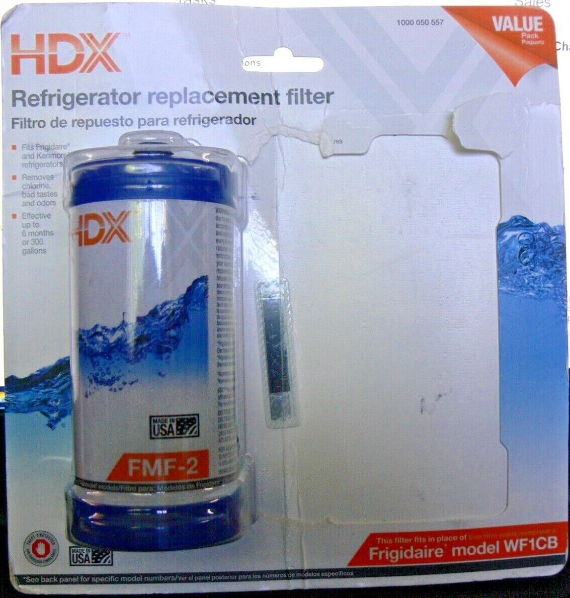 1 HDX FMF Replacement Water Filter Fits Frigidaire WF1CB!! - £11.74 GBP