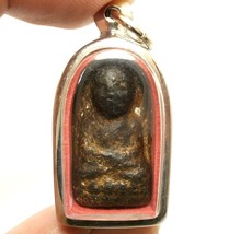 Blessed In 1954 Lp Tuad Thuad Pim Phra Rod Thai Buddha Amulet Lucky Rich Pendant - £233.23 GBP