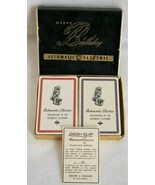 Vintage AUTOMATIC ELECTRIC Telephone REDI-SLIP No 24 PLAYING CARDS 2 Dec... - $24.74