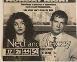 Ned &amp; Stacey Tv Series Print Ad Thomas Hayden Church Debra Messing TPA3 - $5.93