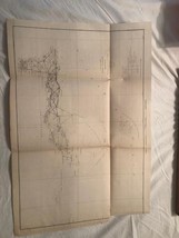  1851 Preliminary US Coast Survey Map Delta of Mississippi Gulf Coast to Alabama - £132.46 GBP