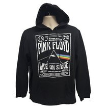 Pink Floyd Black Graphic Hoodie Pullover Sweatshirt Large Dark Side Of The Moon - £31.84 GBP