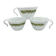 Corelle Crazy Daisy Spring Meadow White/Green Trim Hook Handle 3 Coffee ... - £7.58 GBP