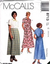 Misses&#39; Loose-Fitting High DRESS 1997 McCall&#39;s Pattern 8713 Sizes 10-2-1... - £11.77 GBP