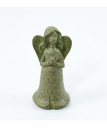 Angel Figurine Little Mini Stone Green 3” X 1.5” - £15.01 GBP