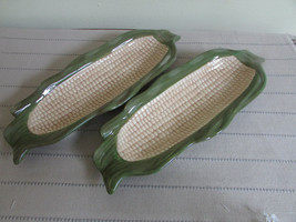 DEPT 56 91328 POTTERY PAIR OF CORN COB HOLDERS  NEW WITH TAGS - $22.72