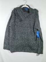 Karen Scott Sport Sweater Size PS Womens XL Cowl Neck Gray Knit NWT - £15.72 GBP