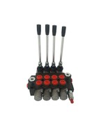 4 Spool Hydraulic Control Valve 13 GPM Adjustable Tractors Loaders - $134.79 CAD