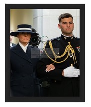 Melania Trump First Lady Being Escourted To 2025 Inauguration 8X10 Framed Photo - $24.99