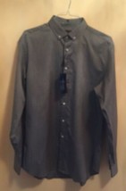 NWT Ralph Lauren Black Label Gray Button Down Shirt Tailored Fit SZ 17 XL - £101.84 GBP