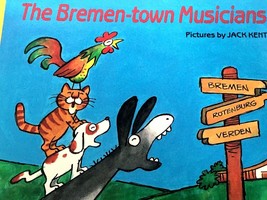 The Bremen-Town Musicians Folktale Children&#39;s Book Animals Scholastic Be... - £7.18 GBP