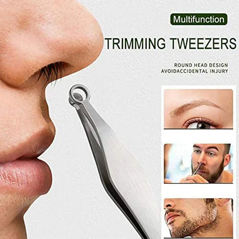 Universal Nose Hair Tming Stainless Steel Eyebrow Nose Hair Scissors Manicure Fa - £136.53 GBP