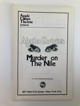 1944 Apple Corps Theatre Program Agatha Christie&#39;s Murder on the Nile - £14.92 GBP