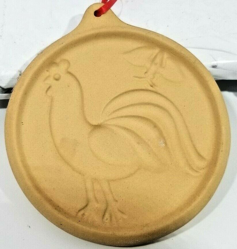 VINTAGE 1980s HARTSTONE CHICKEN ROOSTER COOKIE SHORTBREAD MOLD PRESS - $12.13