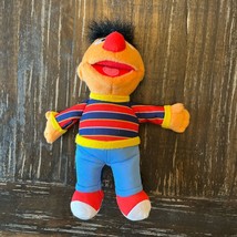 Sesame Street Ernie Beanbag Plush Stuffed Doll 9 Inch EUC - £12.82 GBP