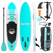 Serene-Life 10.5 FT Inflatable Stand Up Paddle Board (SUP) W/ Accessories - £434.36 GBP