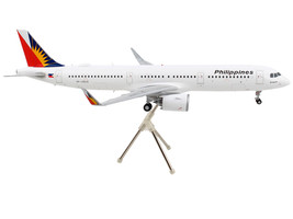 Airbus A321neo Commercial Aircraft Philippine Airlines White w Tail Graphics Gem - £87.00 GBP