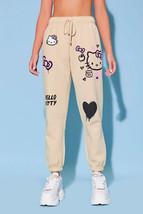 Forever 21 Hello Kitty Fleece Joggers LARGE NEW W TAG - £69.58 GBP